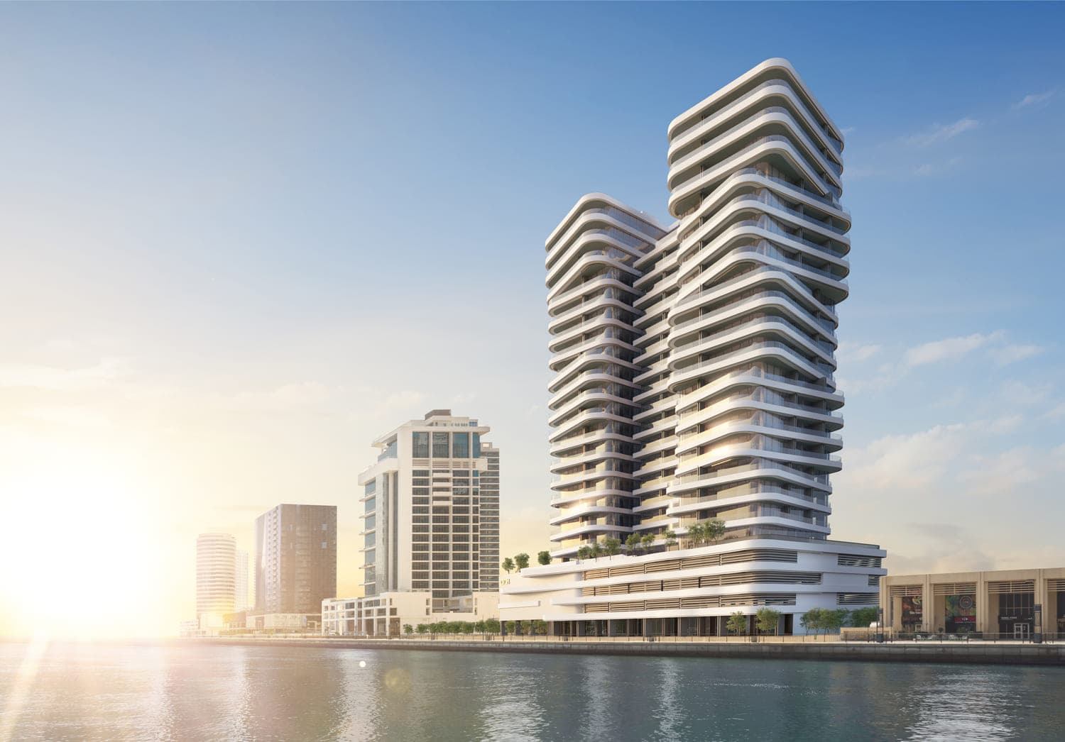 DG1 Living exterior view - Business Bay, Dubai - by Dar Global