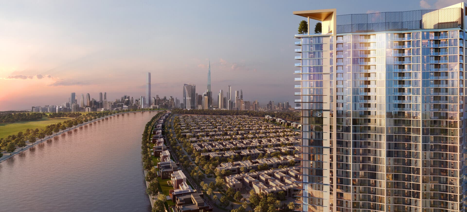 Waves Opulence exterior view - Sobha Hartland, Dubai - by Sobha