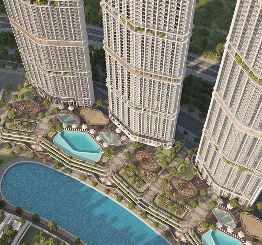 350 Riverside Crescent architecture
