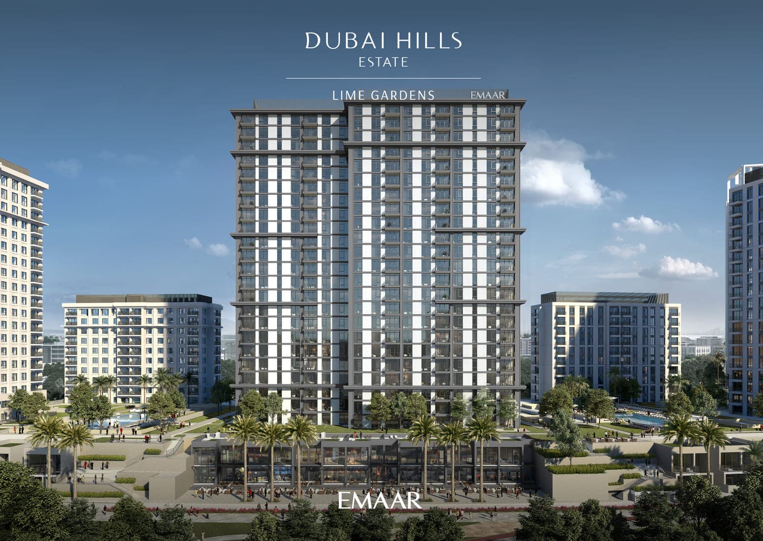 Lime Gardens exterior view - Dubai Hills, Dubai - by Emaar