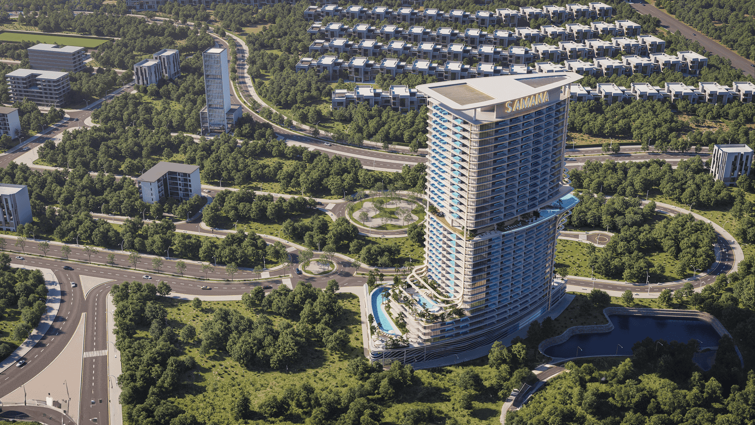 Samana Barari Heights architecture