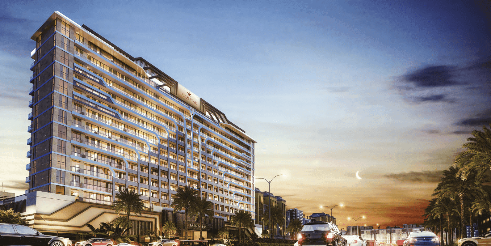 Azizi Star architecture