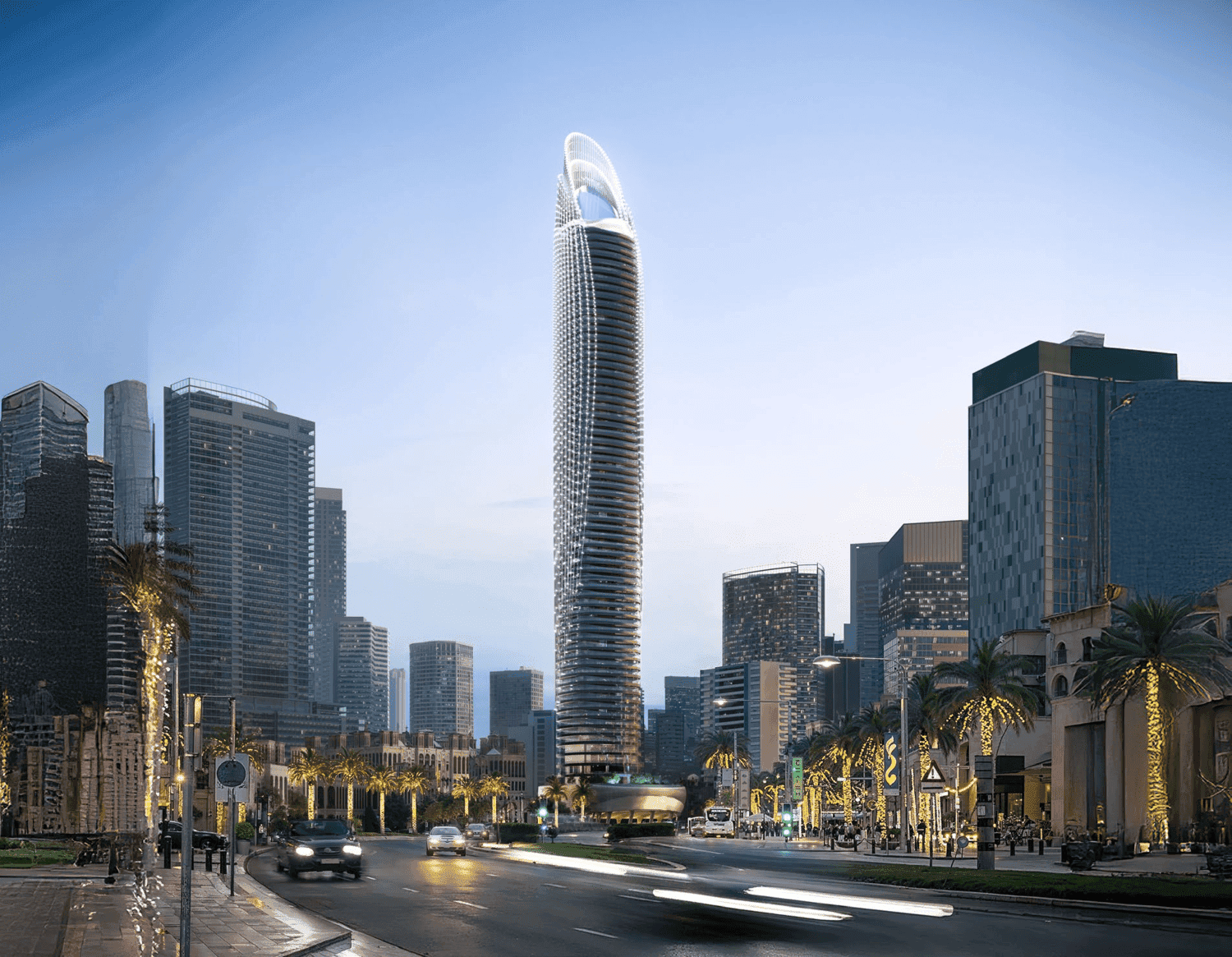 Binghatti Skyblade architecture