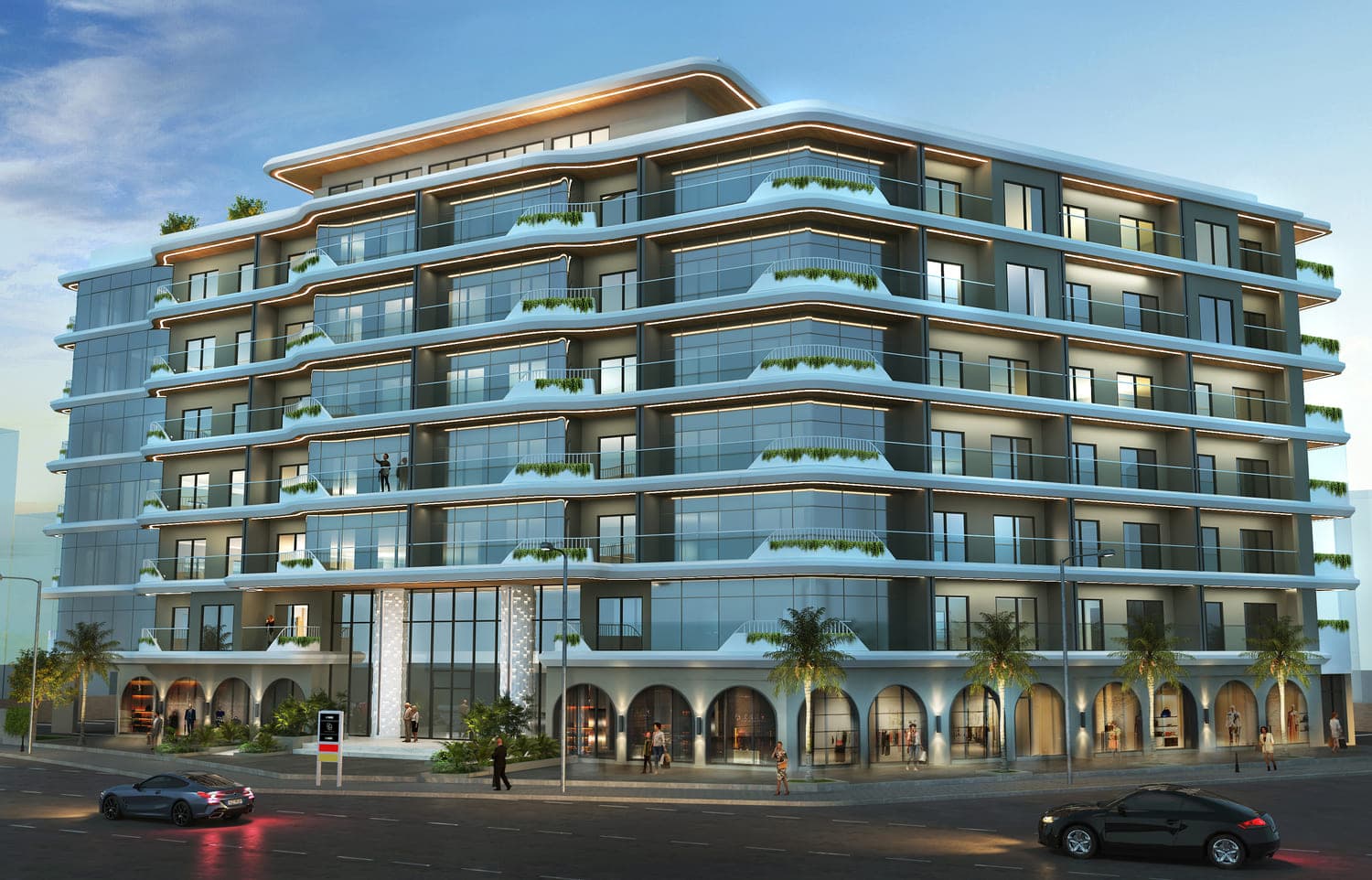 Marquis Signature exterior view - Arjan, Dubai - by Marquis