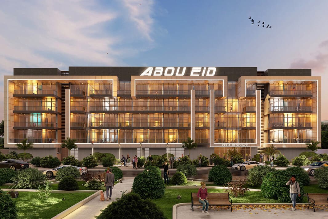 Celia Residence exterior view - Dubai Studio City, Dubai - by Abou Eid