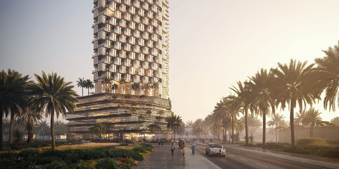 One B Tower exterior view - Business Bay, Dubai - by Wasl