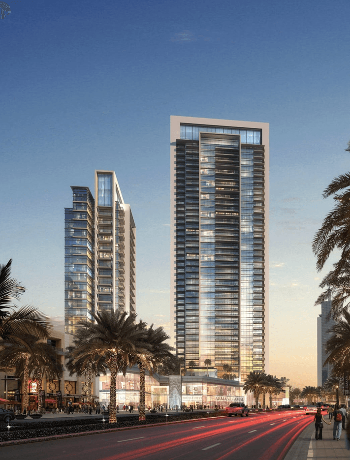 BLVD Crescent exterior view - Downtown Dubai, Dubai - by Emaar