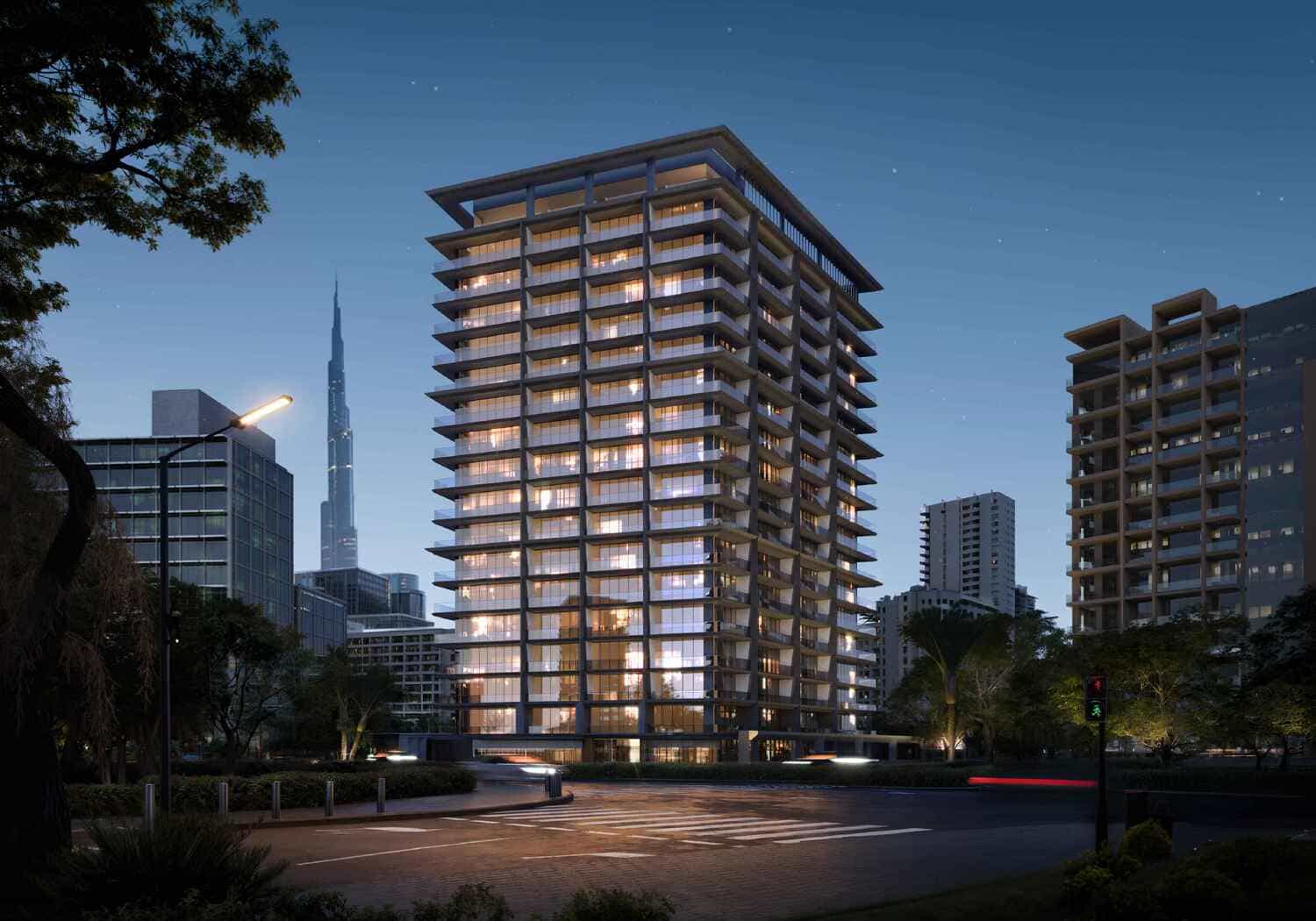 Binghatti Pinnacle architecture