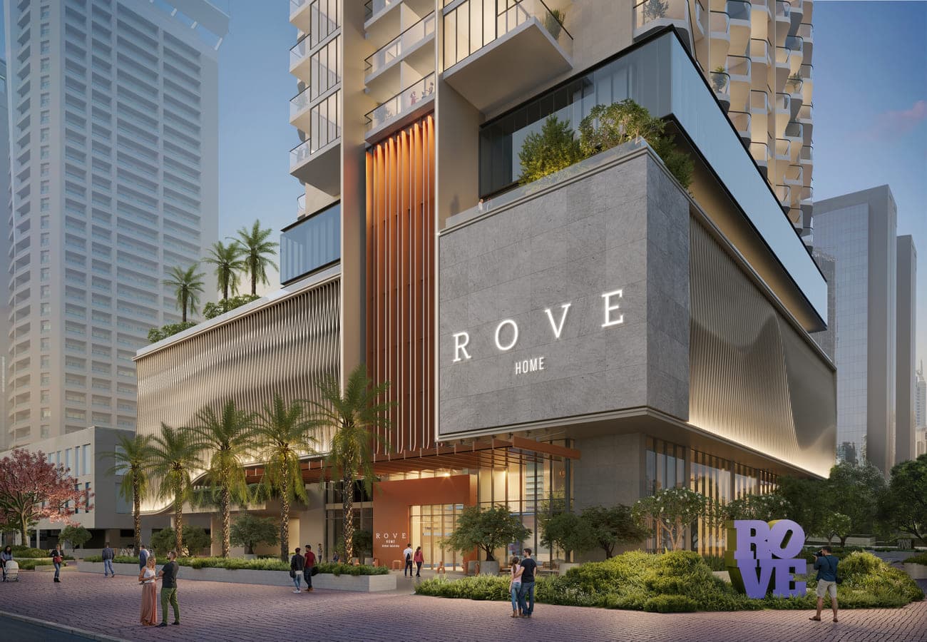 Rove Home Dubai Marina architecture