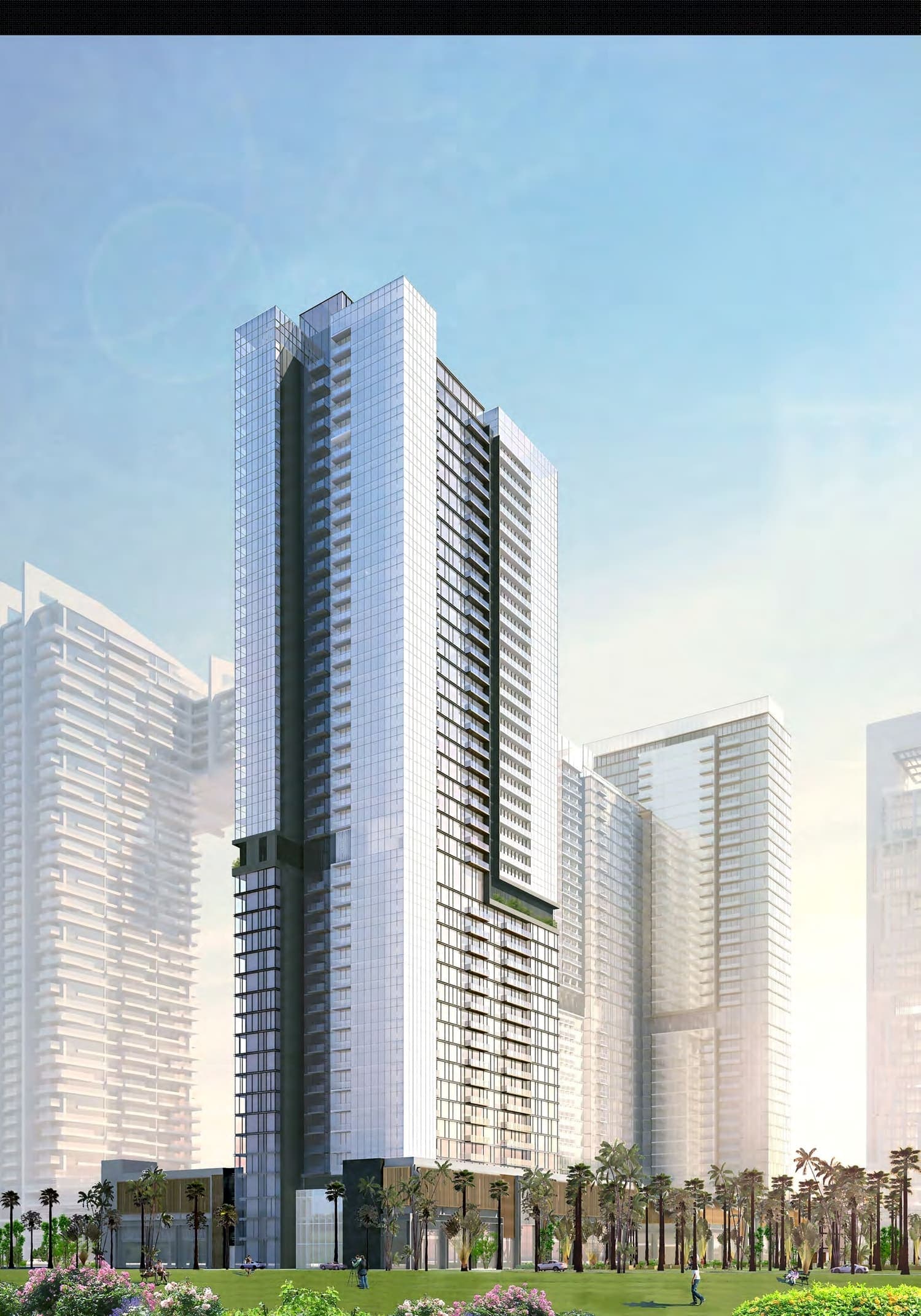 Wasl 1 Park Views Residences Tower A exterior view - Al Kifaf, Dubai - by Wasl