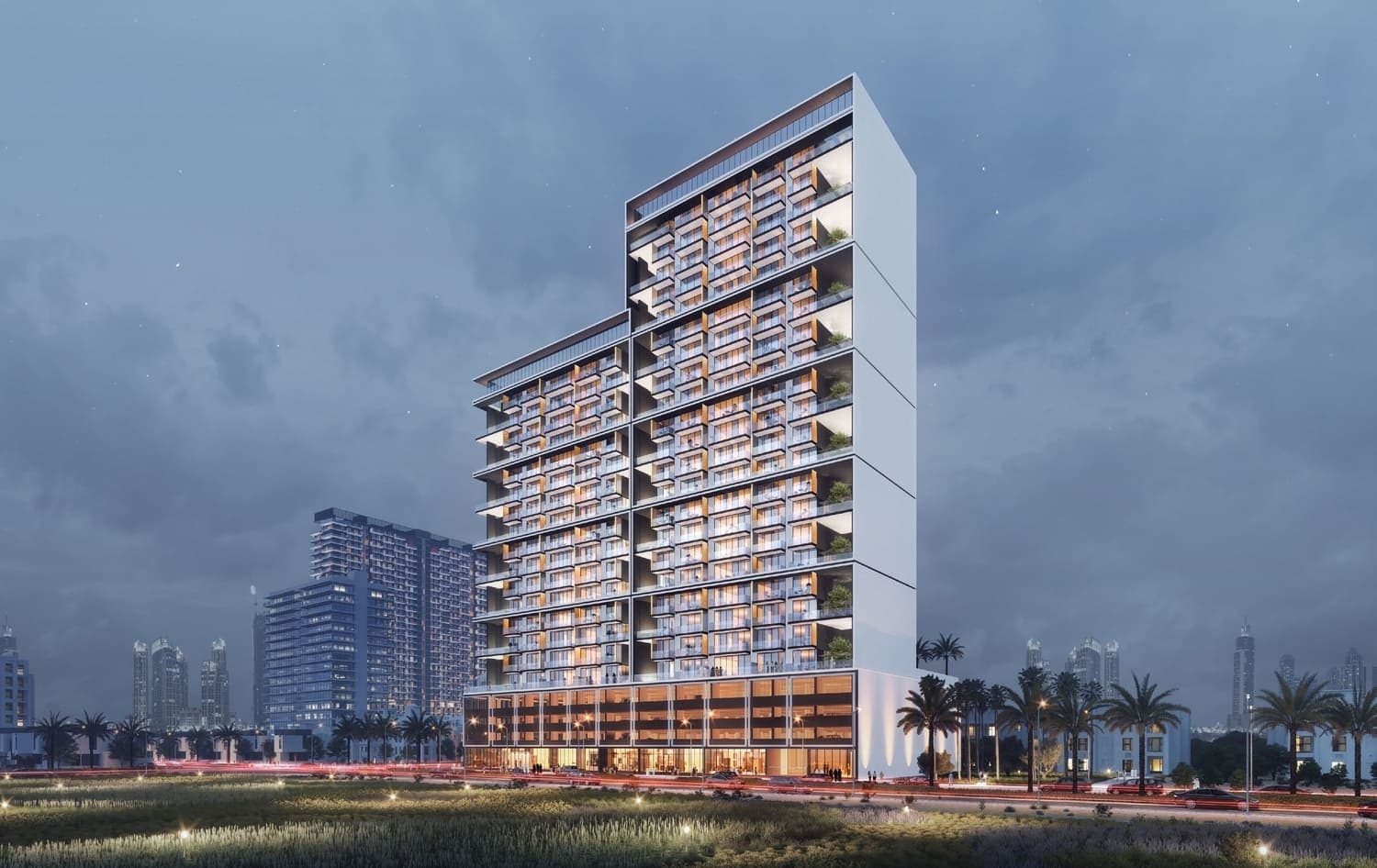 Binghatti Orchid architecture