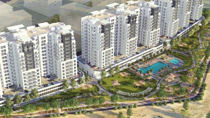 South Garden exterior view - Jebel Ali Village, Dubai - by Wasl