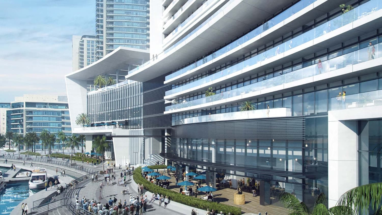 Vida Dubai Marina architecture