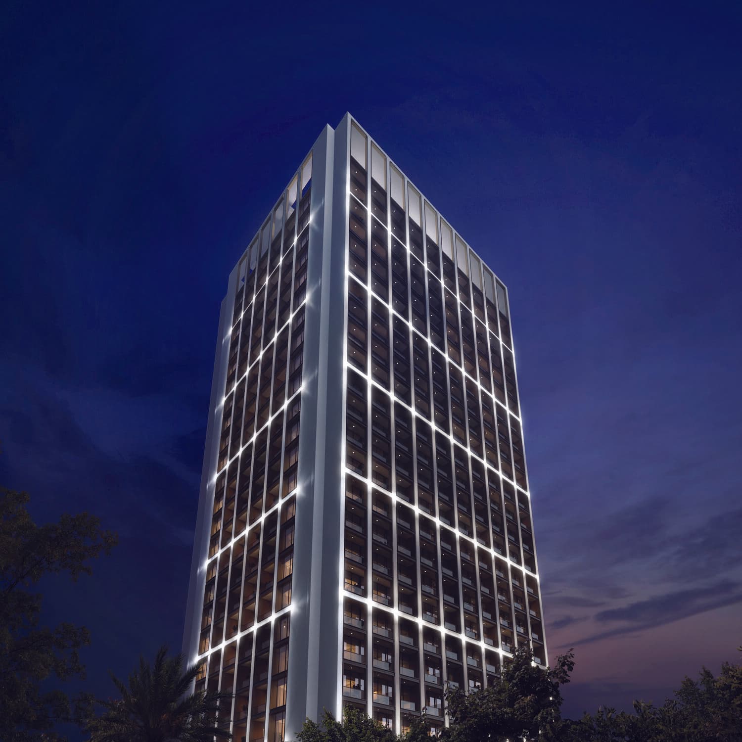 Binghatti Moonlight architecture