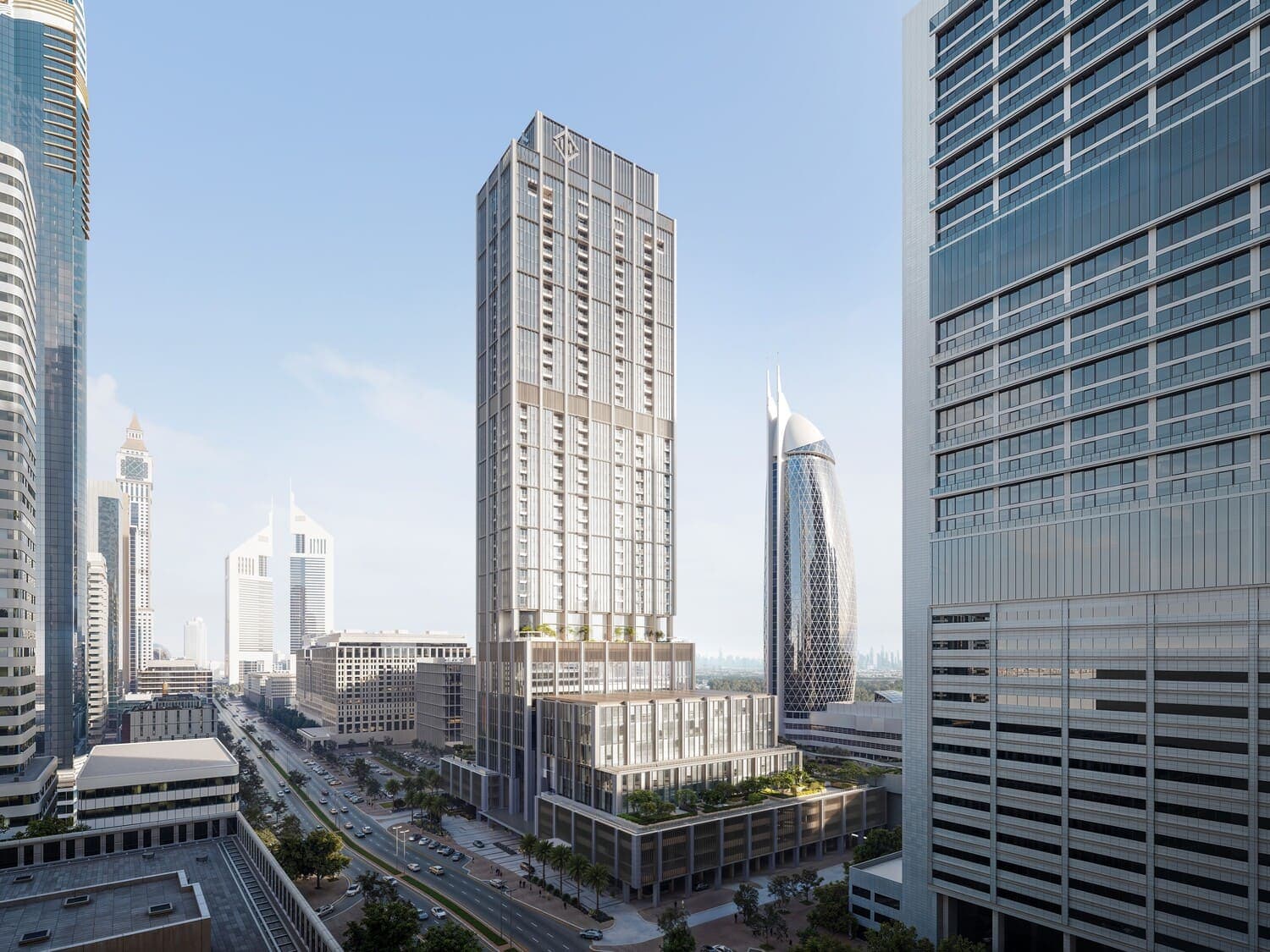 DIFC Heights Tower architecture