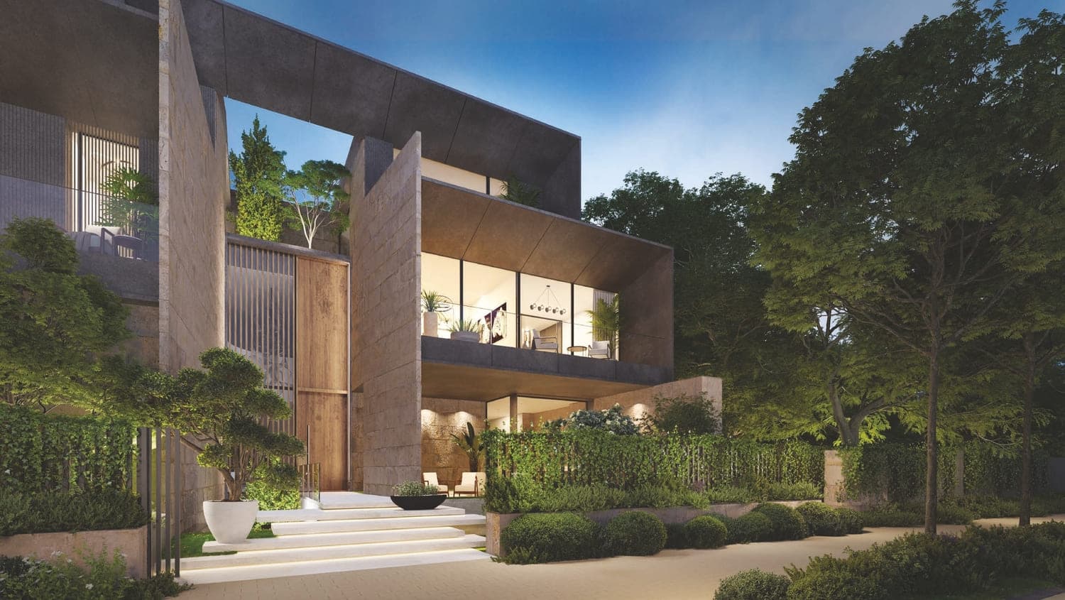 Serenity Mansions architecture