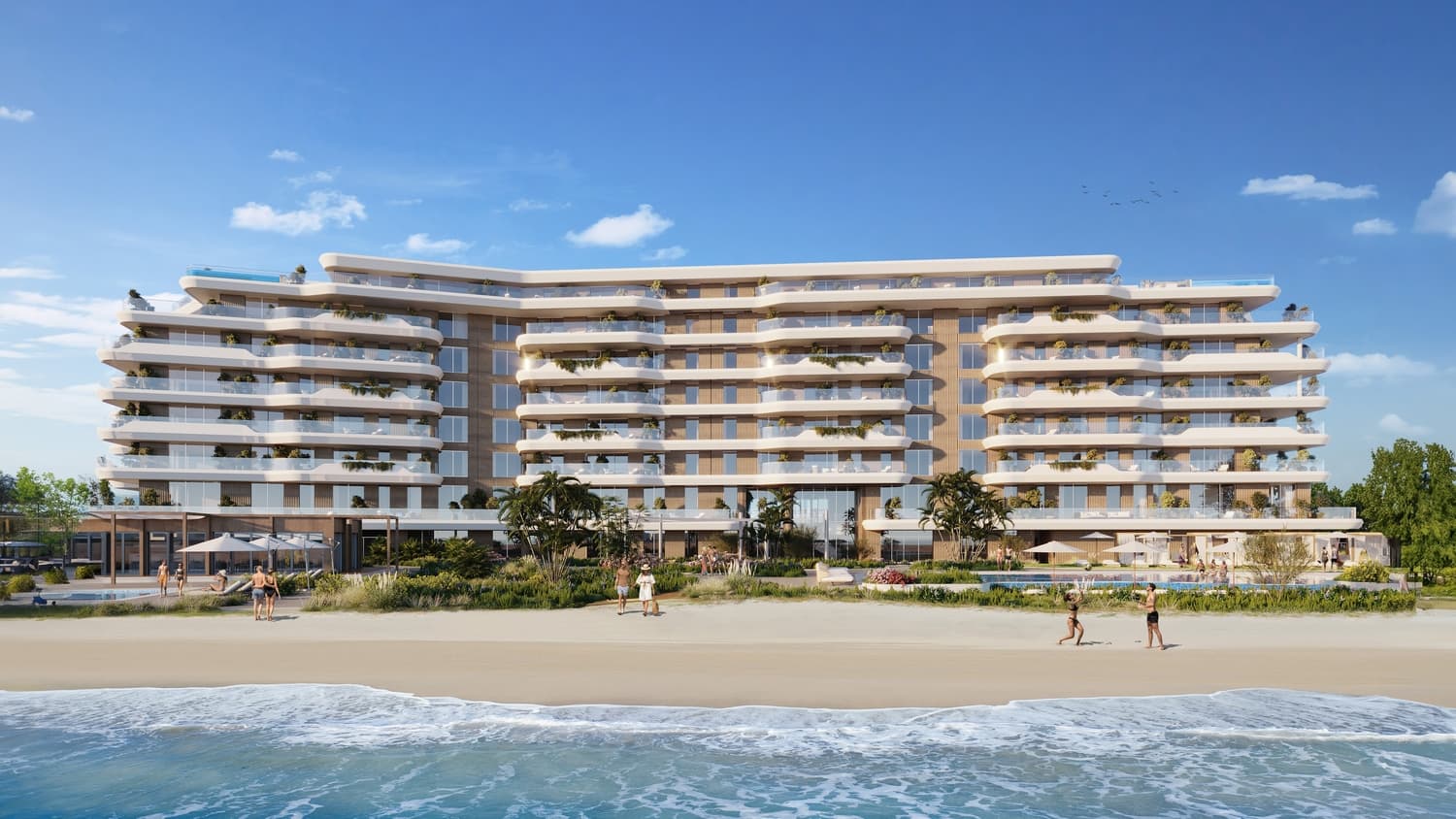 Sha Residence Emirates exterior view - Abu Dhabi, Dubai - by IMKAN Properties
