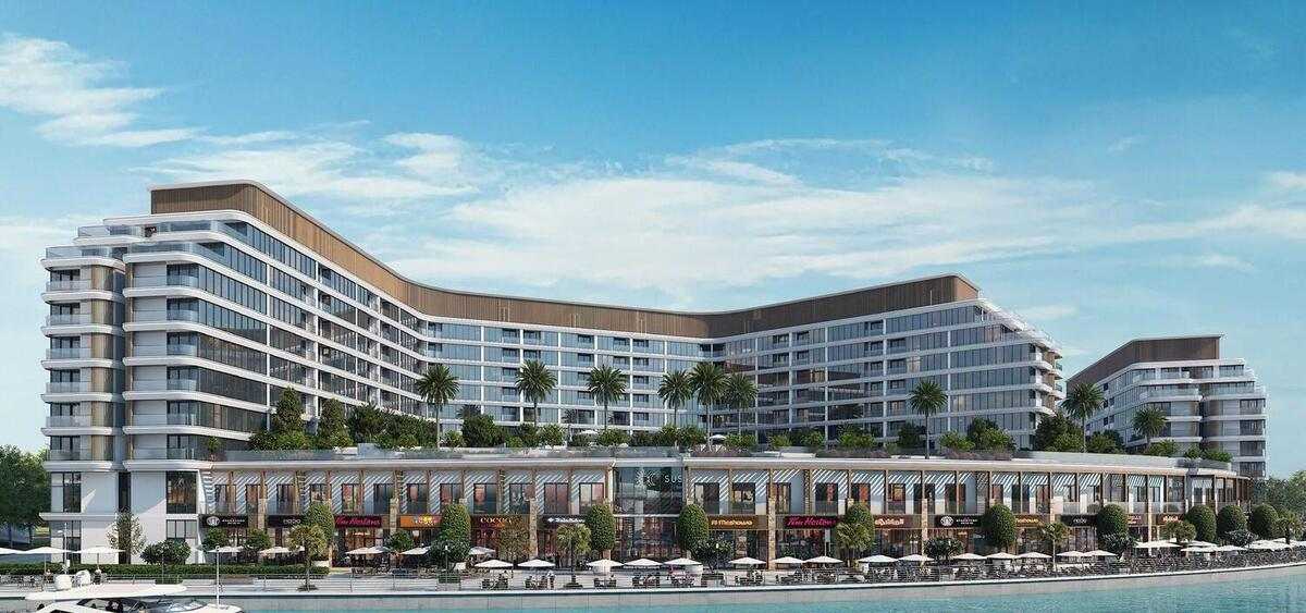 Canalside Marina Residences exterior view - Siniya Island, Dubai - by Sobha