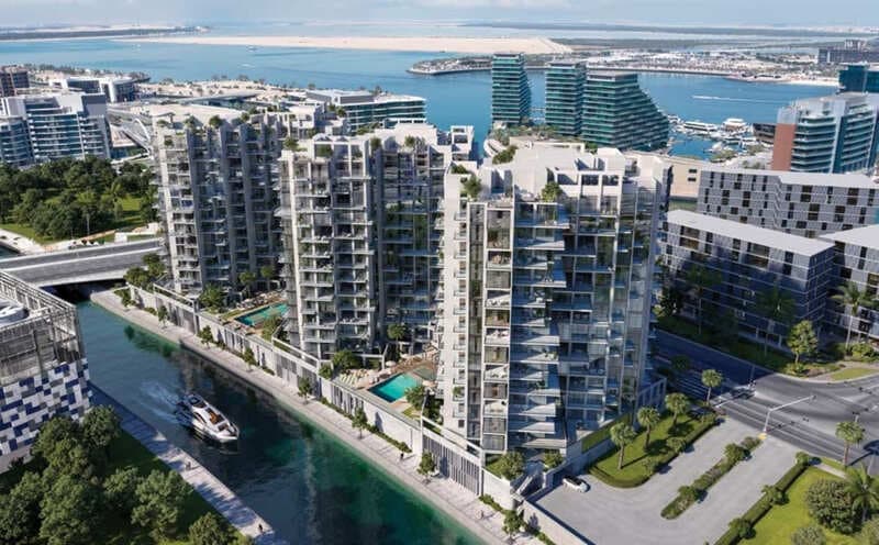 Bab Al Qasr Canal View Residence 22 exterior view - Al Raha Beach, Dubai - by Burtville Developments