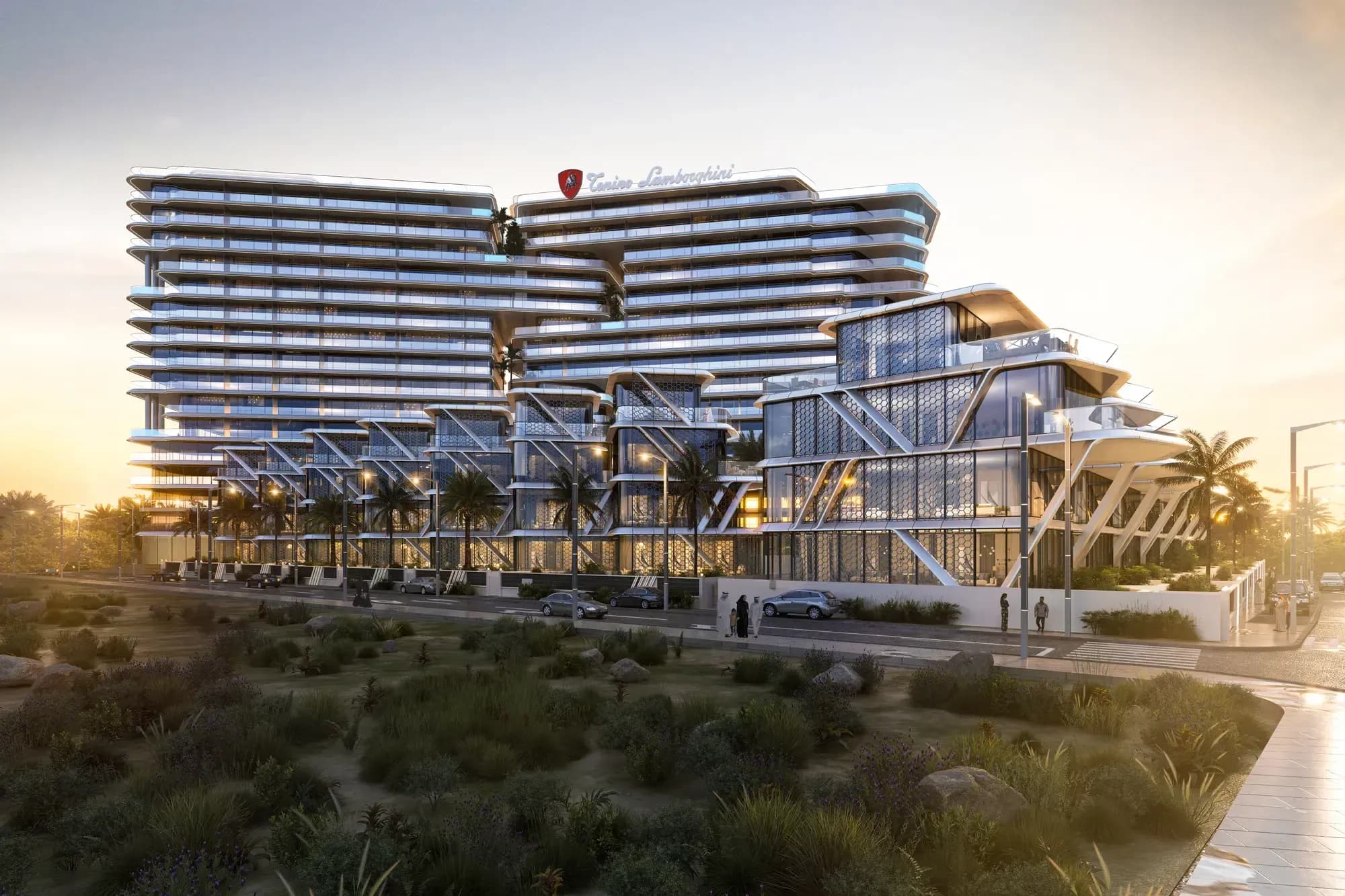 Tonino Lamborghini Residences by BNW Developments exterior view - Al Marjan Island, Dubai - by BNW Developments