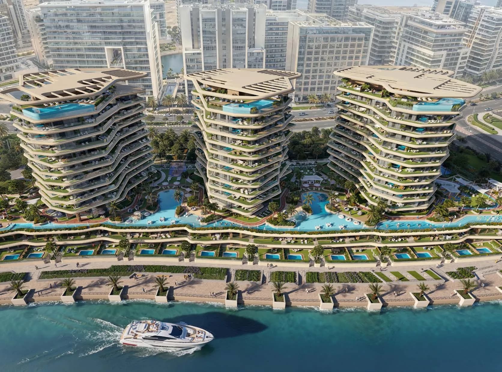 Bab Al Qasr Sea View Residence 51 exterior view - Abu Dhabi, Dubai - by Burtville Developments