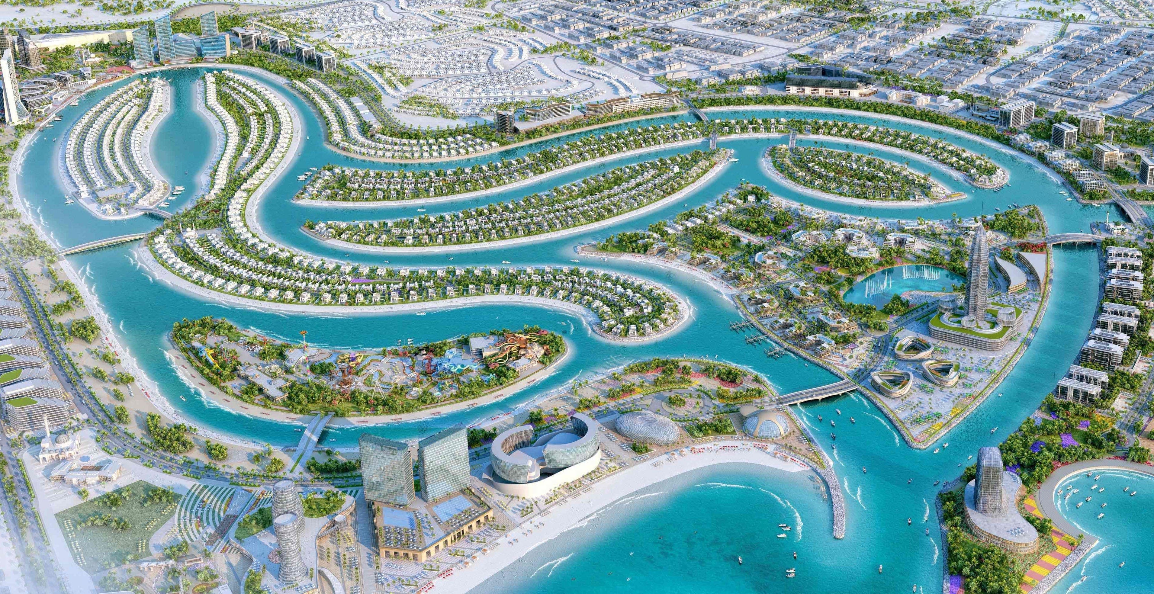 Sun Island Villas exterior view - Al Hamriya, Dubai - by Ajmal Makan