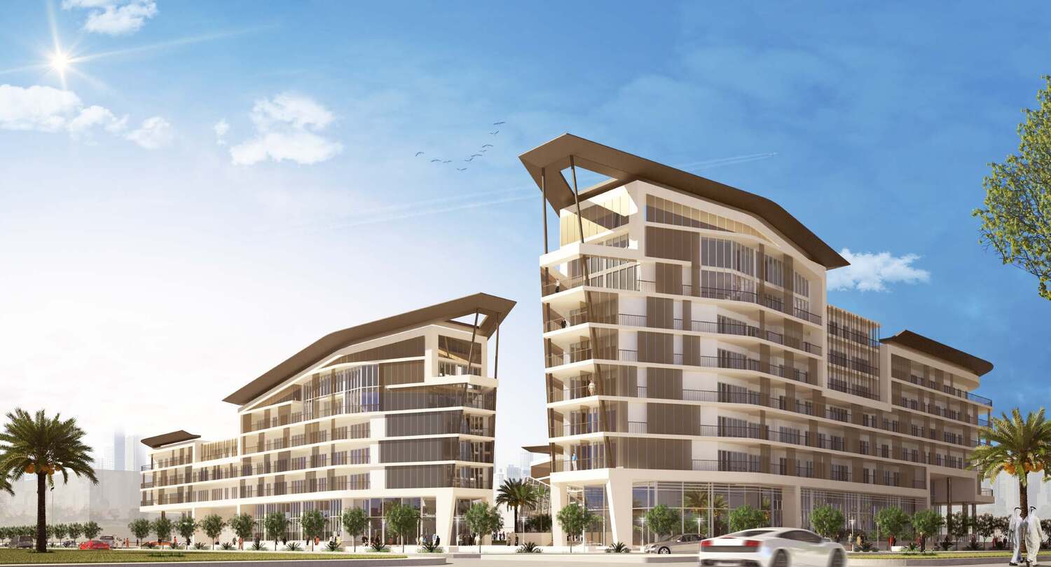 Al Mahra Residence exterior view - Masdar City, Dubai - by Siadah Development