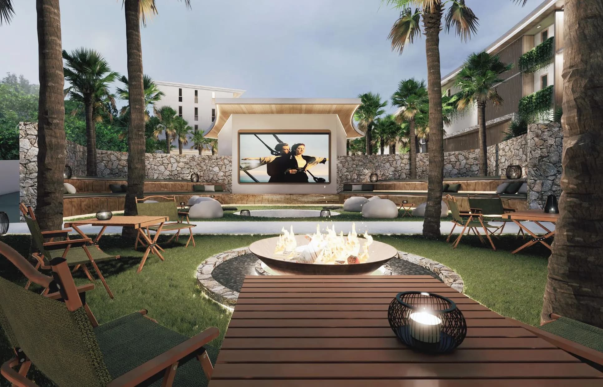 The Trees Residence by Anocha amenity Outdoor Cinema - Thalang District, Dubai - by Anocha Property