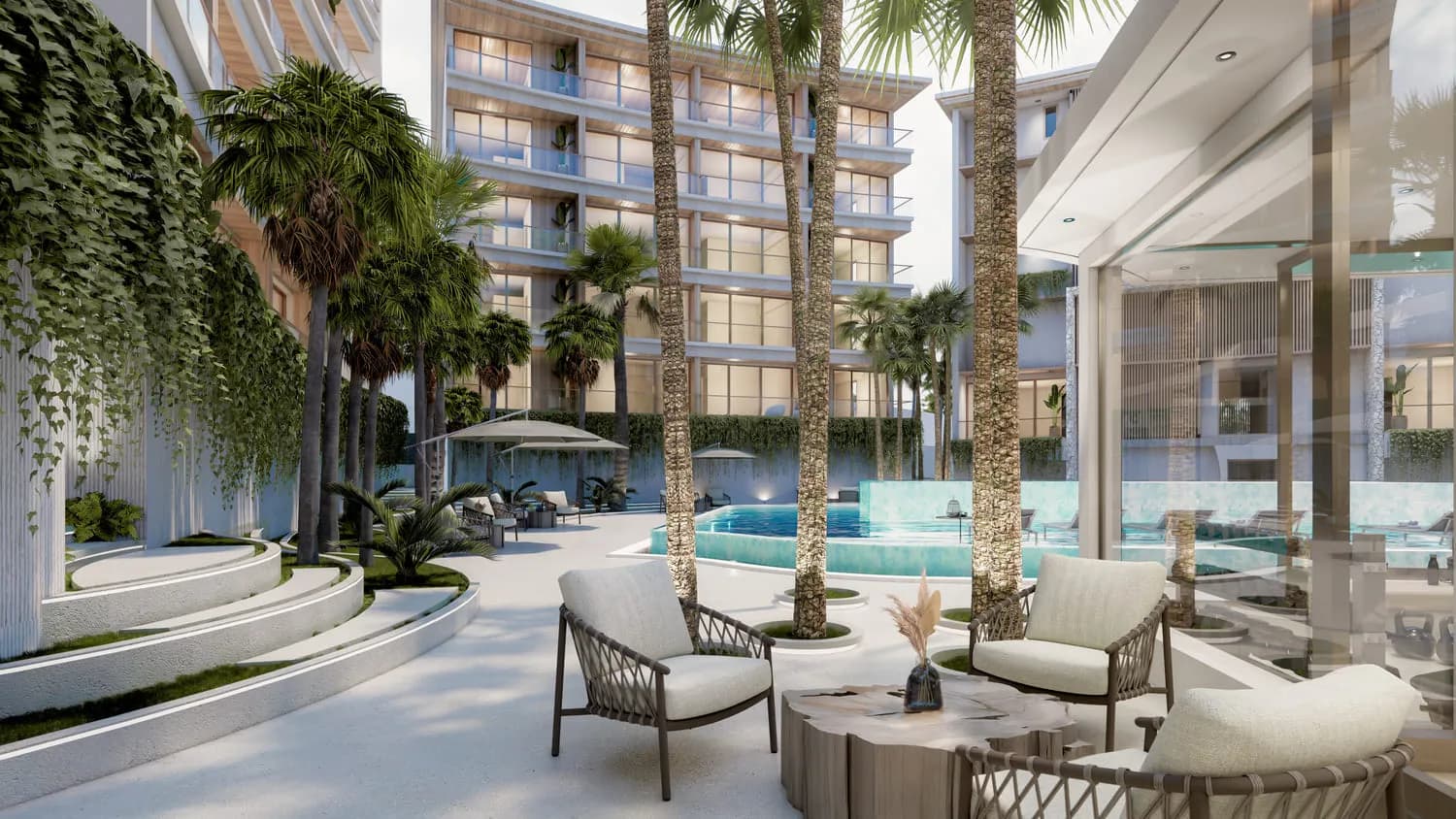 The Trees Residence by Anocha amenity Lounge Areas - Thalang District, Dubai - by Anocha Property