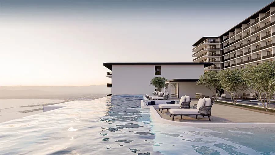 Ever Prime Residences amenity Infinity Pool - Mueang Phuket District, Dubai - by Anocha Property