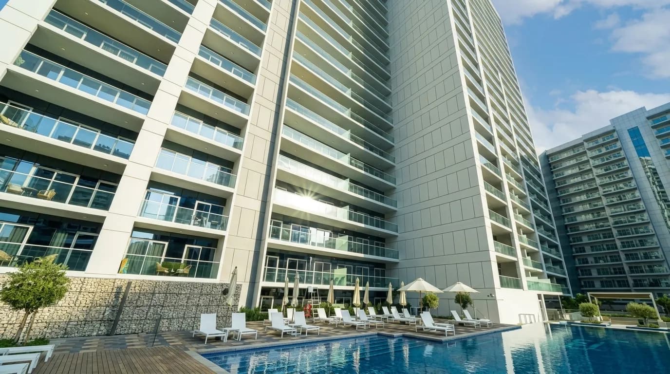 Vera Residences exterior view in Business Bay, Dubai, by DAMAC