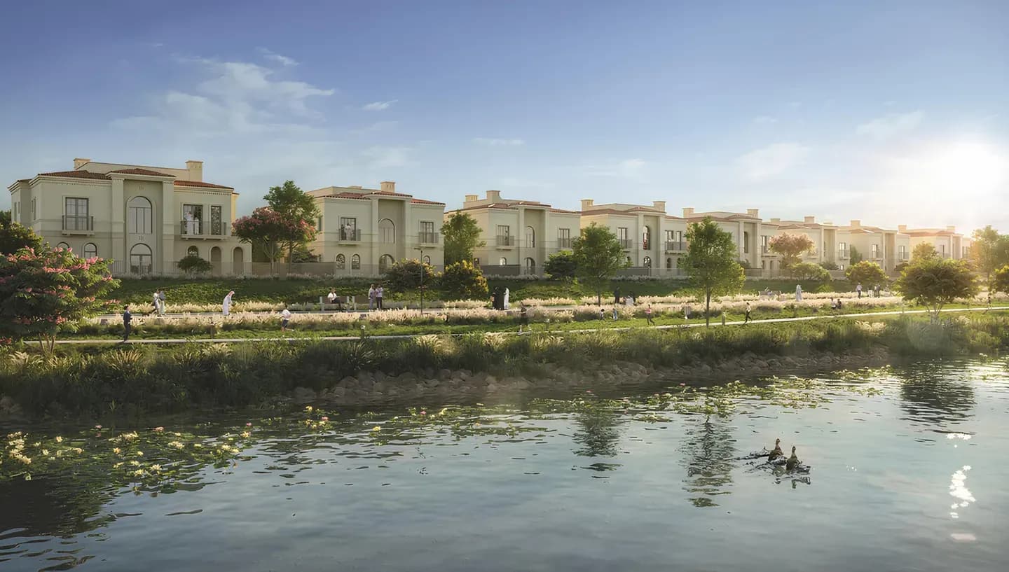 Bloom Living 7 - Almeria exterior view in Zayed City, Abu Dhabi, by Bloom Holding