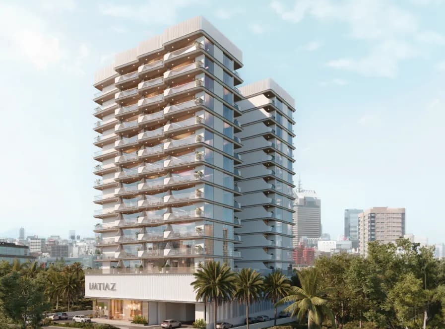 Cove Edition 2 exterior view in Dubai Land Residence Complex, Dubai, by Imtiaz Development