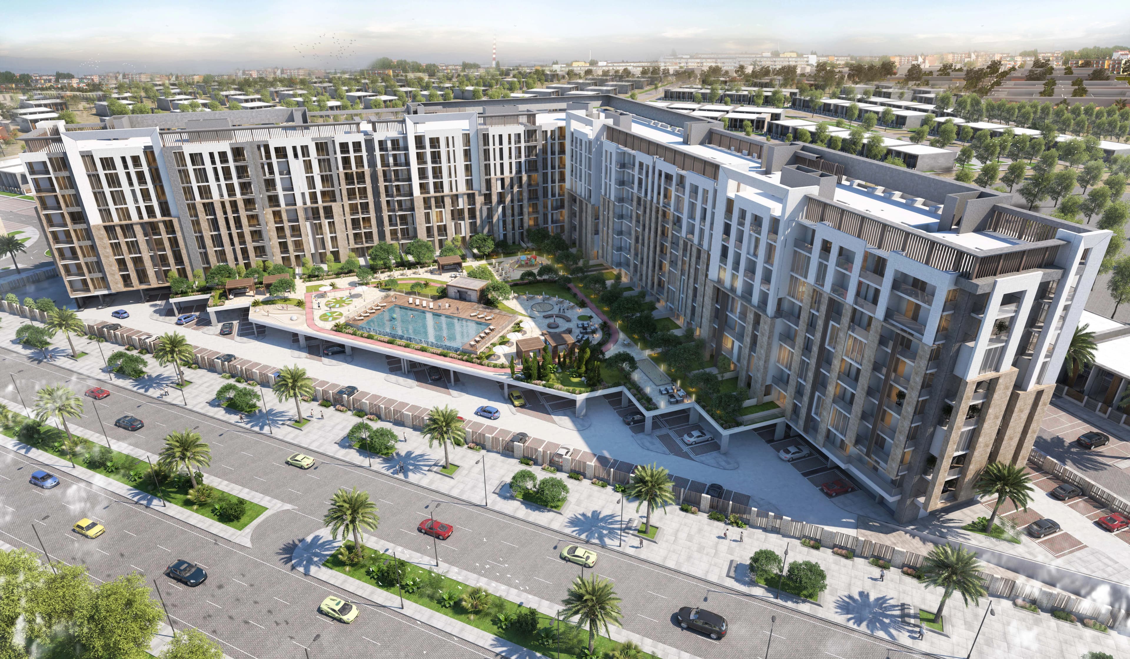 Rukan Tower exterior view - Wadi Al Safa 7, Dubai - by Reportage Properties