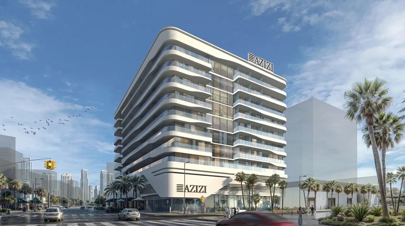 Azizi Raffi exterior view in Jebel Ali Village, Dubai