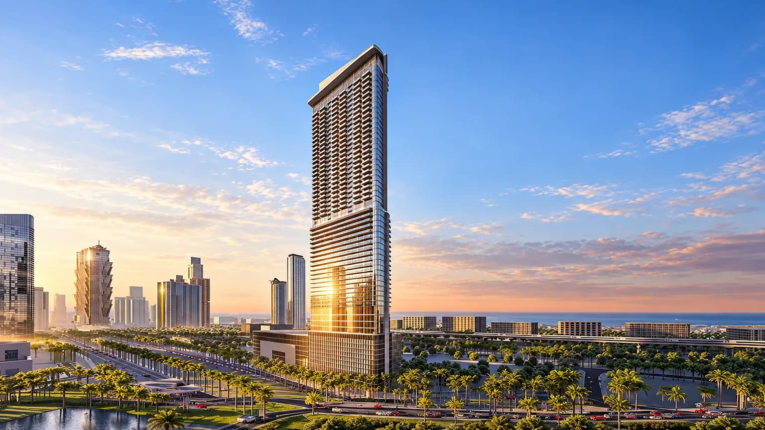 Paramount Tower Hotel exterior view in Business Bay, Dubai, by DAMAC
