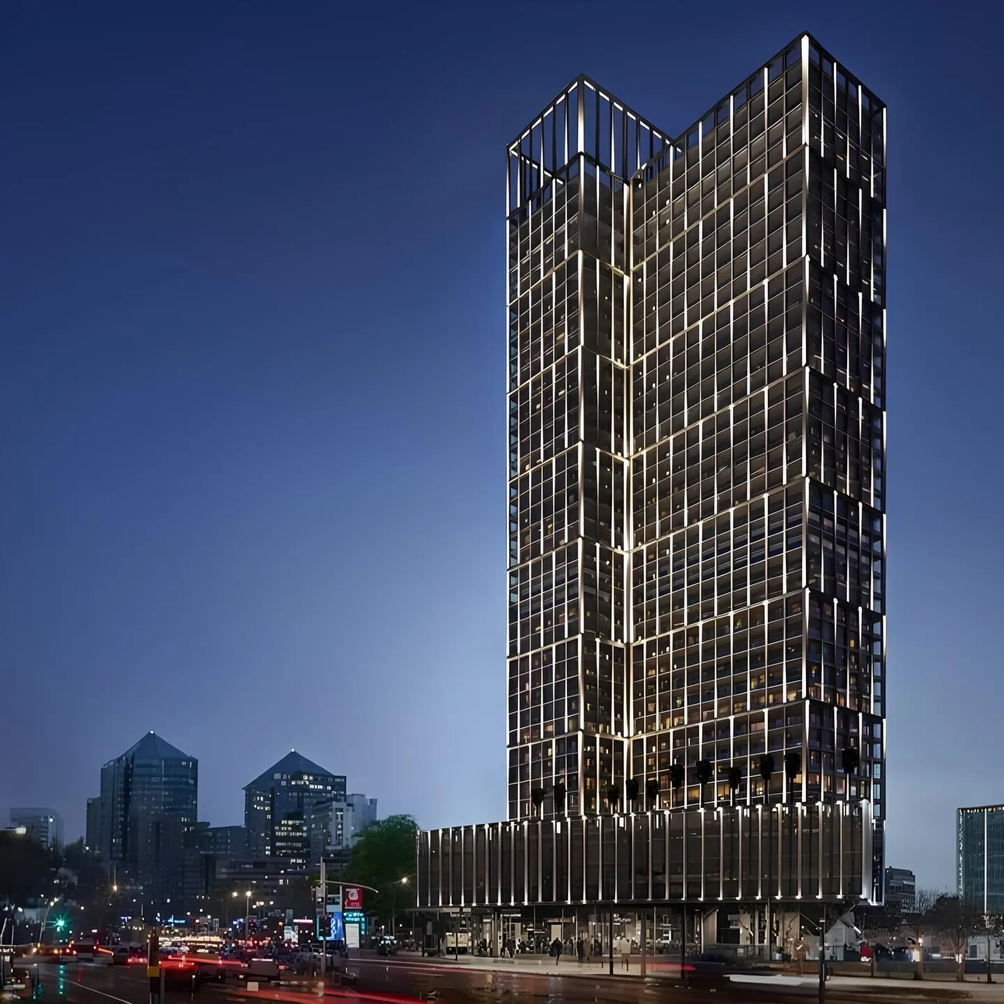 Binghatti Titania architecture