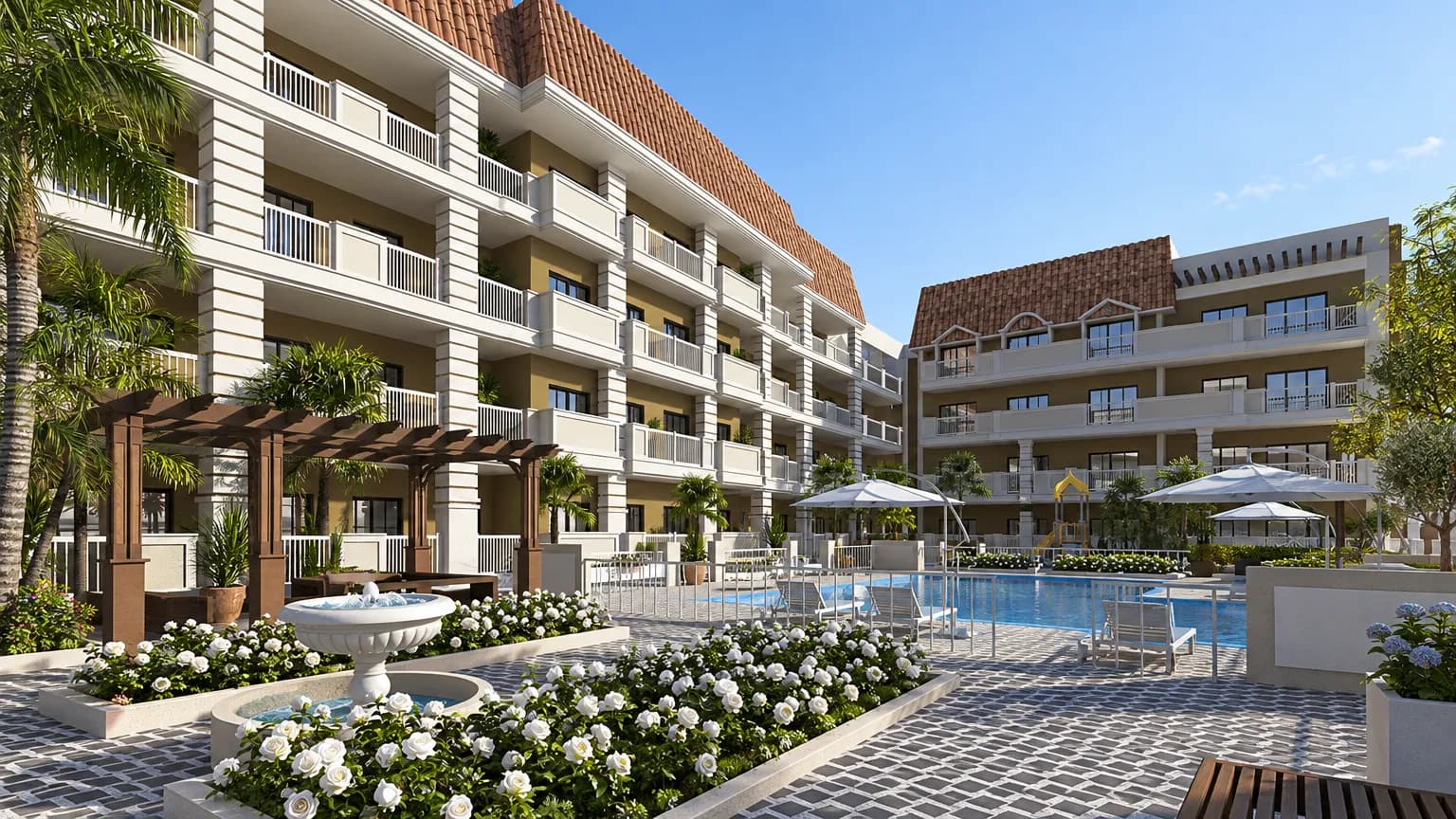 Laya Mansion exterior view in JVC (Jumeirah Village Circle), Dubai, by Laya Developers (Akshara Global)