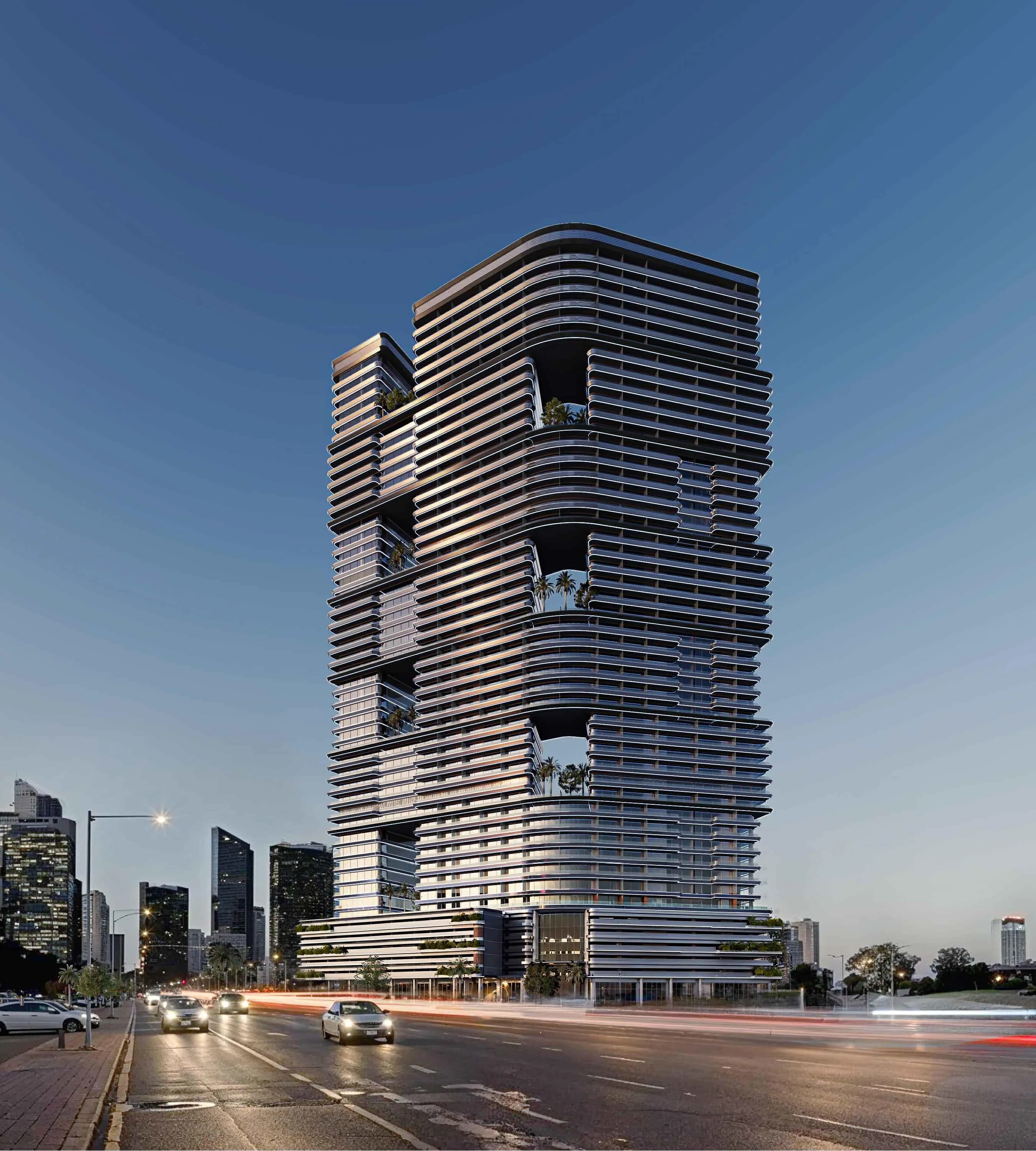 Binghatti Sky Terraces architecture