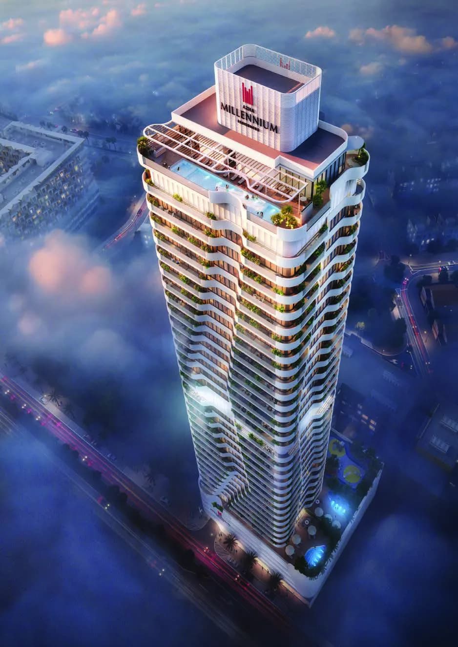 Azha Millennium Residences architecture
