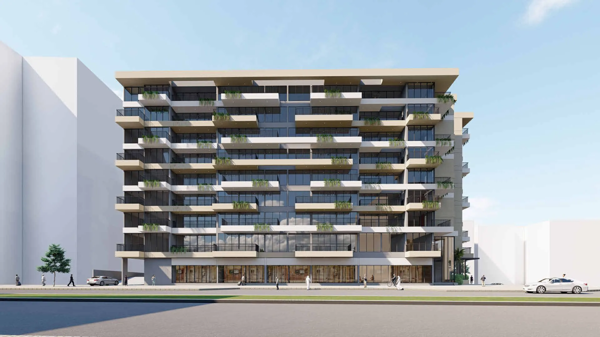 Aura Prestige exterior view in Dubai Silicon Oasis, Dubai, by Aura Infinite Real Estate Development