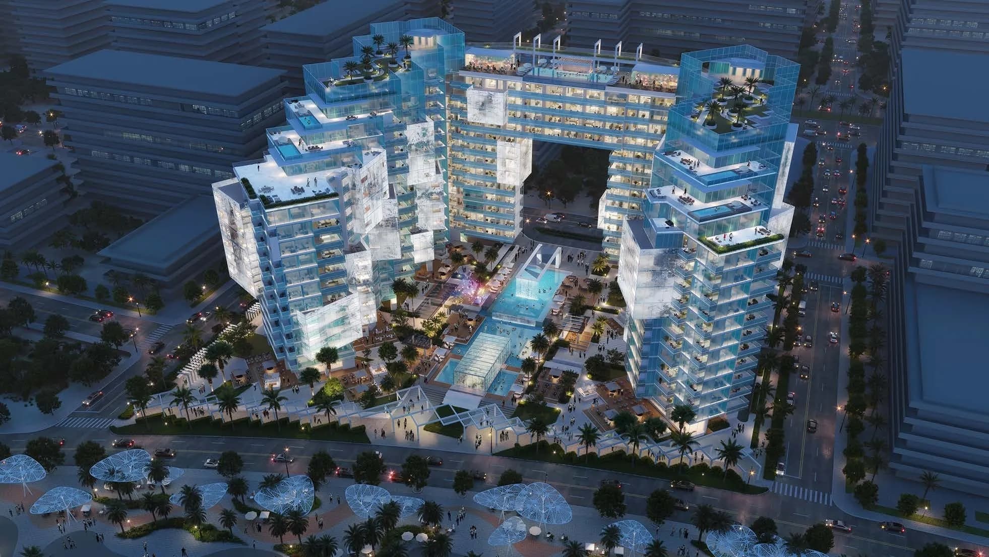 Ice Beach exterior view - Al Hamra Industrial Area, Dubai - by Major Developments