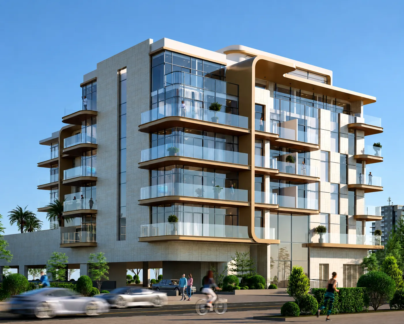 Elevia Residences 3 exterior view - Dubai International City, Dubai - by Valores Property Development LLC