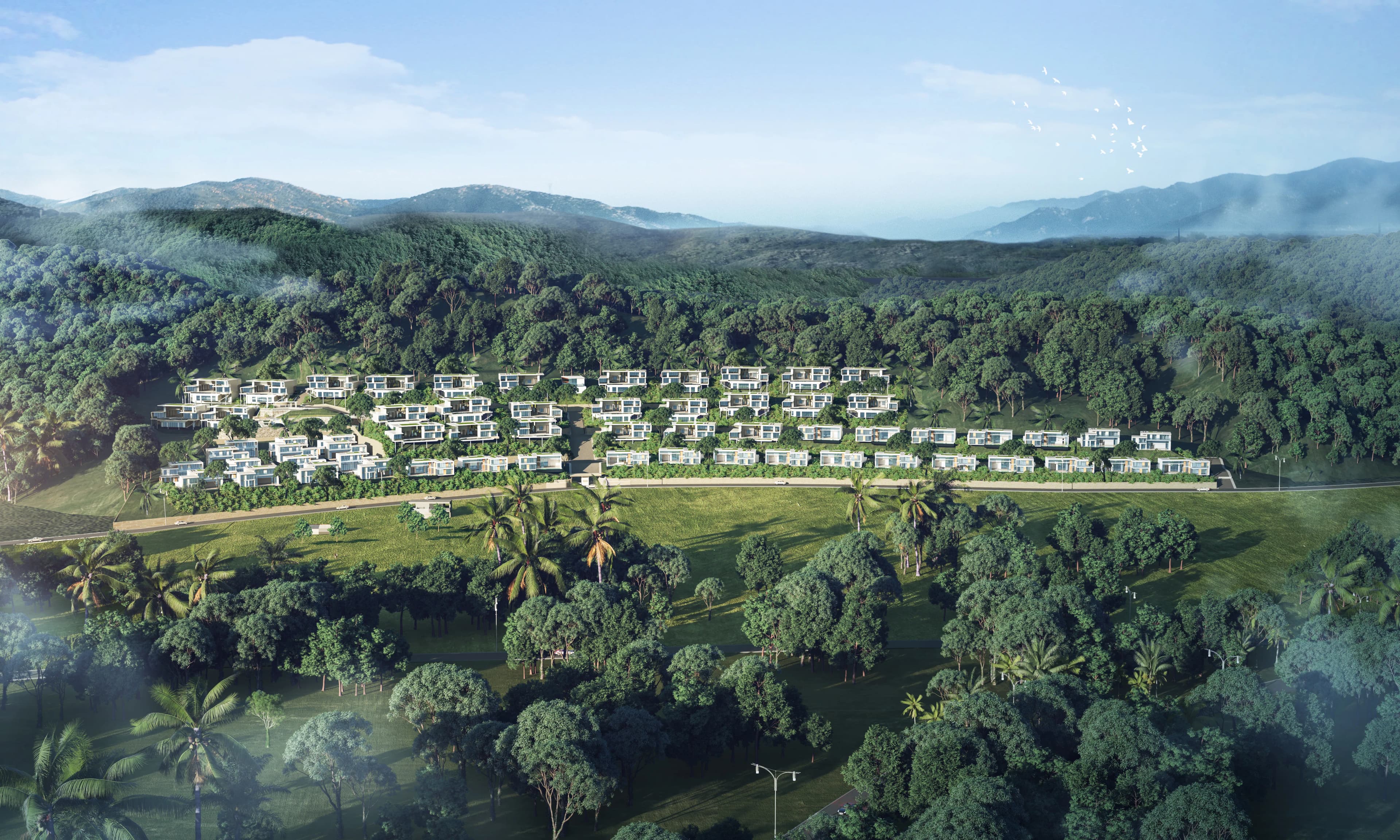 Ayana Soluna Villas exterior view - Thalang District, Dubai - by T.H. Group Phuket Co., Ltd.