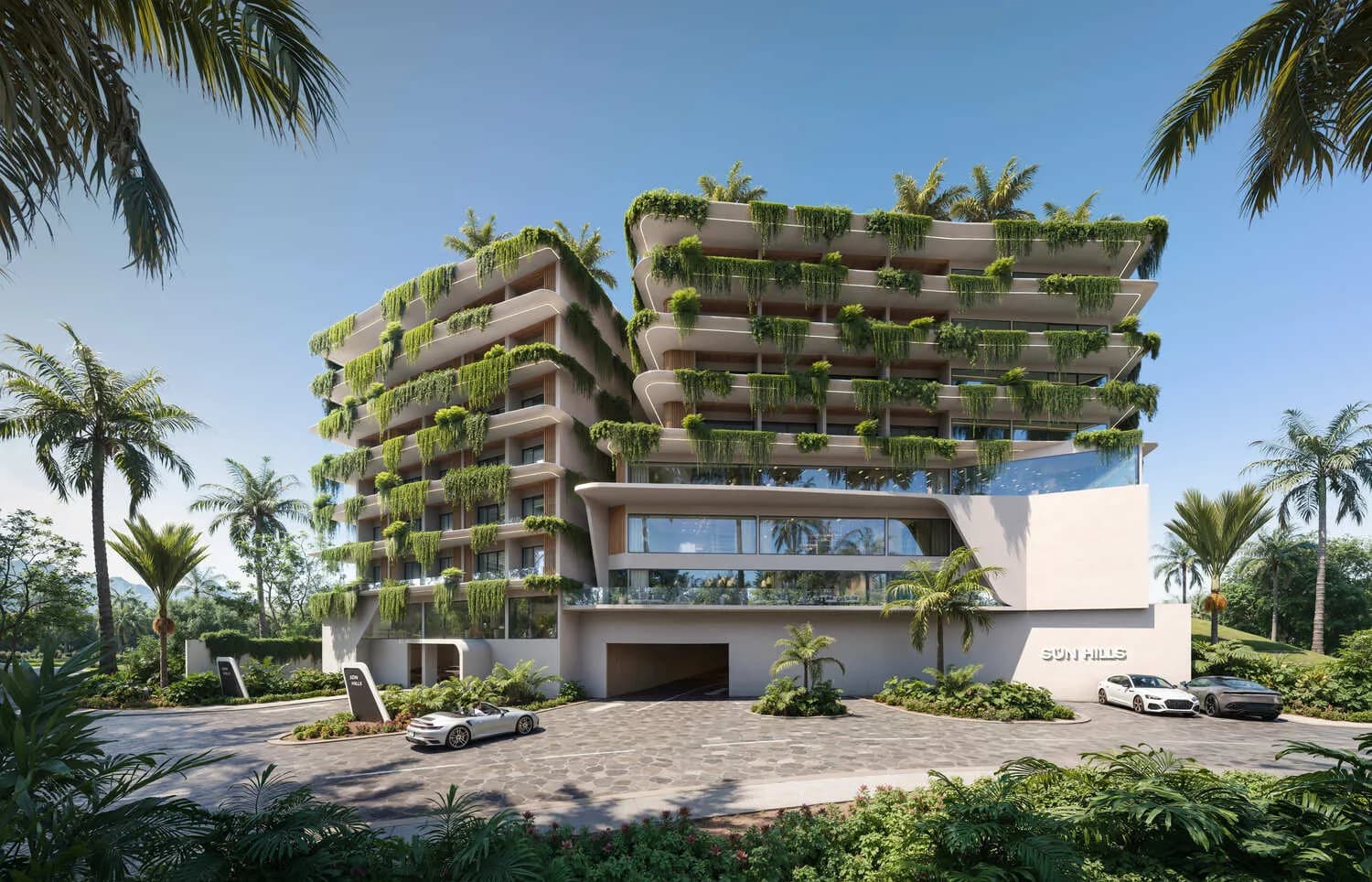 Sun Hills exterior view - Thalang District, Dubai - by Sun Hills Co., LTD