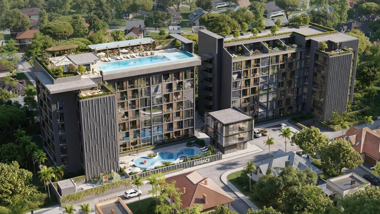 Essence Residence exterior view - Mueang Phuket District, Dubai - by Harmony Group