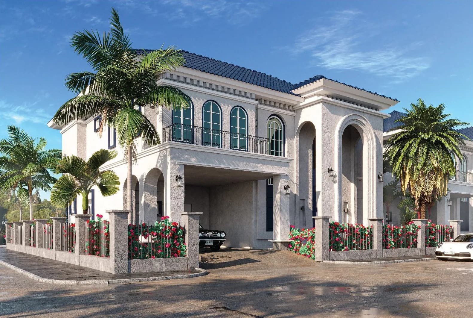 Above Element Villa exterior view - Thalang District, Dubai - by Art House Group