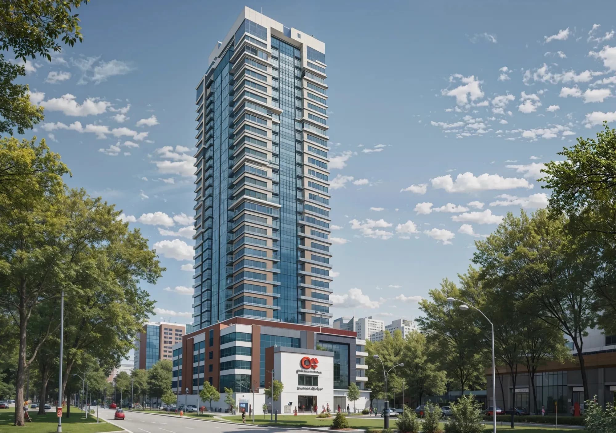 Al-Aamra 1 Tower exterior view - Al Amerah, Dubai - by GJ Properties