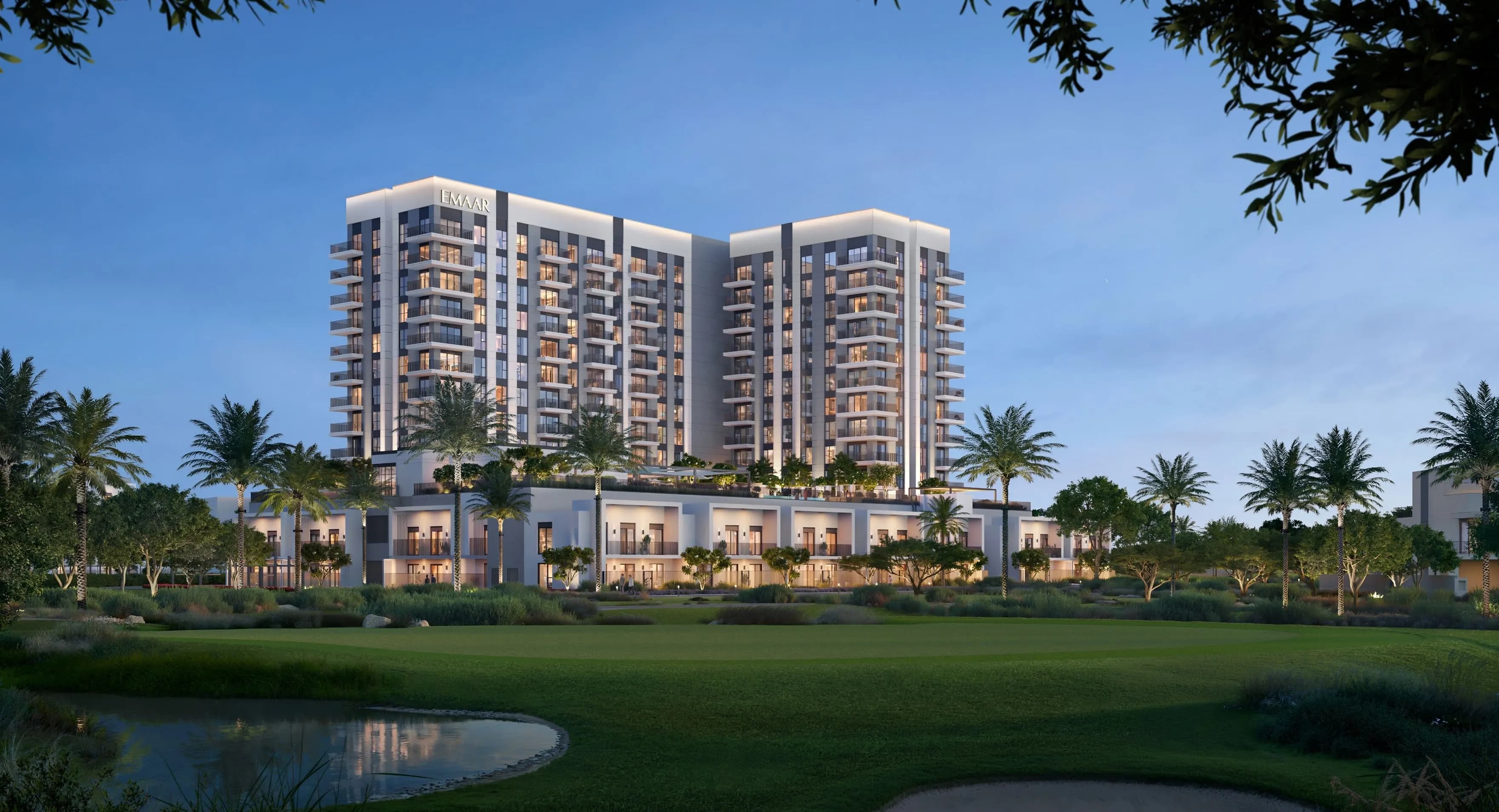 Golf Fields exterior view - Emaar South, Dubai - by Emaar