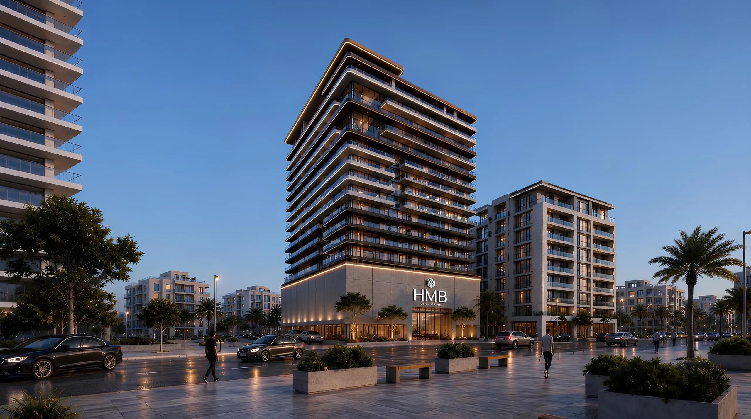 Beverly Crown exterior view - JVC (Jumeirah Village Circle), Dubai - by HMB Homes Real Estate Development
